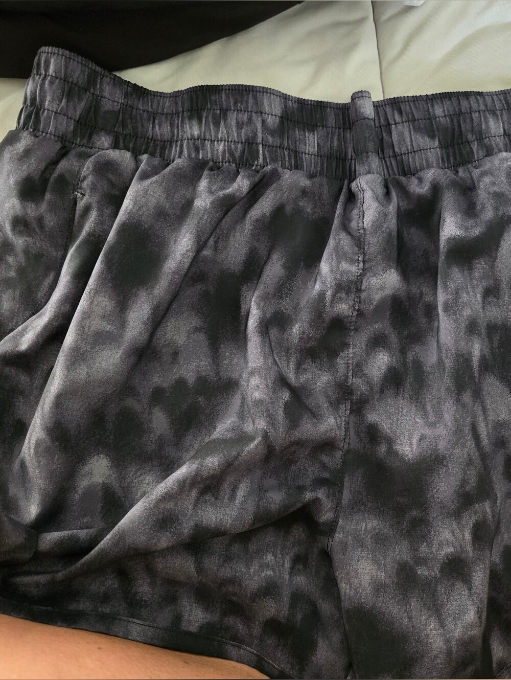 all in motion Black/Grey Athletic Shorts with Elastic Waist